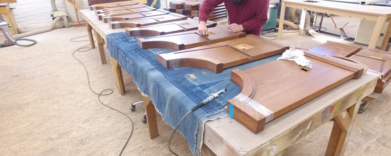 Restoring Pew Endcaps