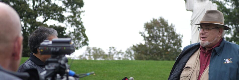 WMBD Interview at Springdale Cemetery