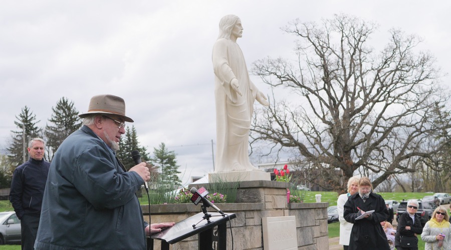 Heritage’s Staff Attends Dedication of Our Latest Marble Statue
